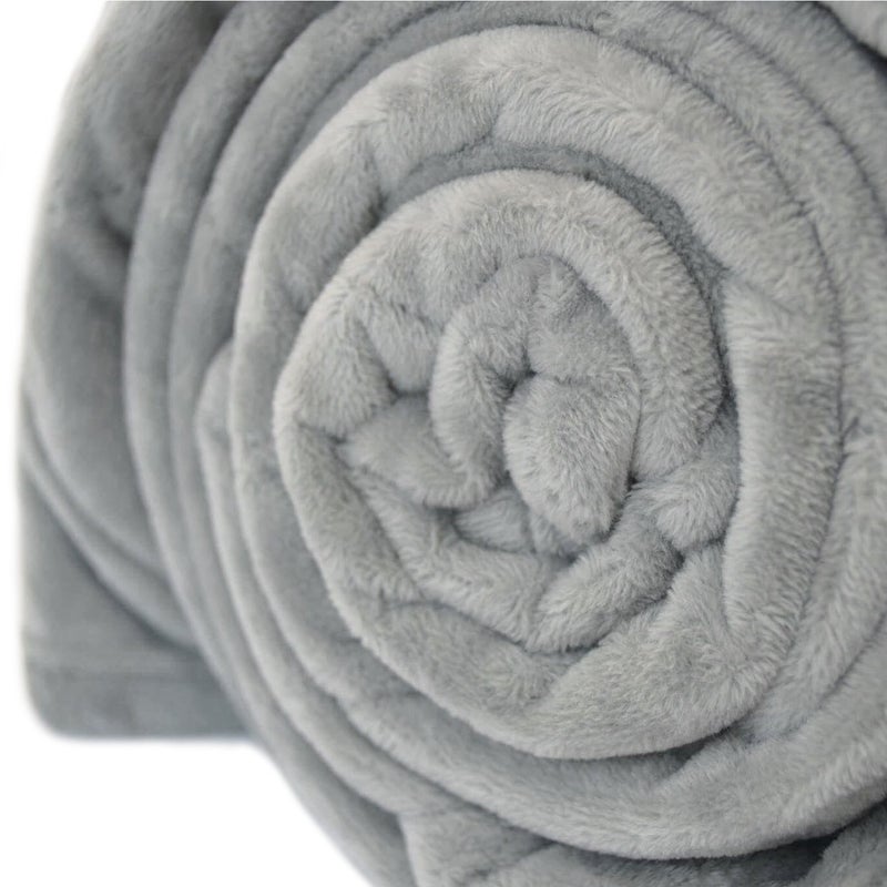 PetFusion Premium Dog & Cat Blanket | Ultra Soft, Available in Plush or Quilted; 2 Colors (Grey; Brown) | Perfect Blanket for Small Dogs & Large Dogs - Image 2